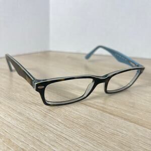 Ray-Ban RB5206 5023 Tortoise Blue Rectangle READ DESC Eyeglasses 52-18-140